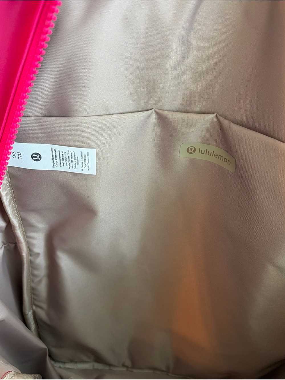 Lululemon Everywhere Backpack 22L Calypso Pink Outer Pockets Laptop Sleeve NWT - Picture 7 of 8
